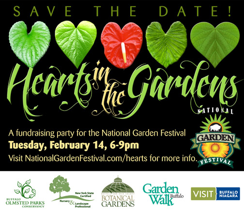 HeartsintheGardens for National Garden Festival in Buffalo