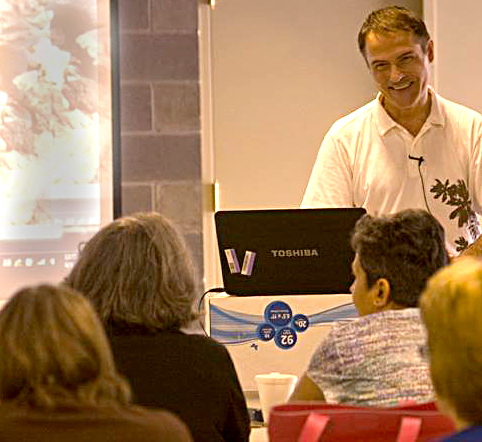 David Clark teaching class at Buffalo Botanical Gardens courtesy David Clark