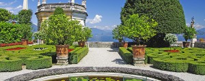 Garden at an Italian villa
