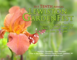 Lewiston GardenFest poster 2015