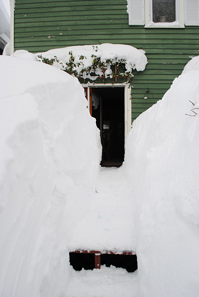 back deck in Snowvember Storm