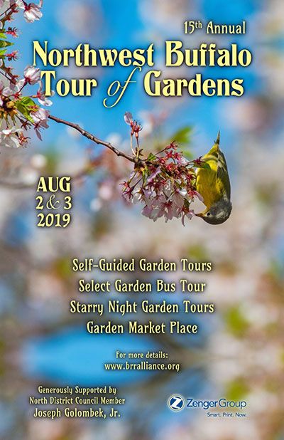 poster for Northwest Tour of Gardens 2019
