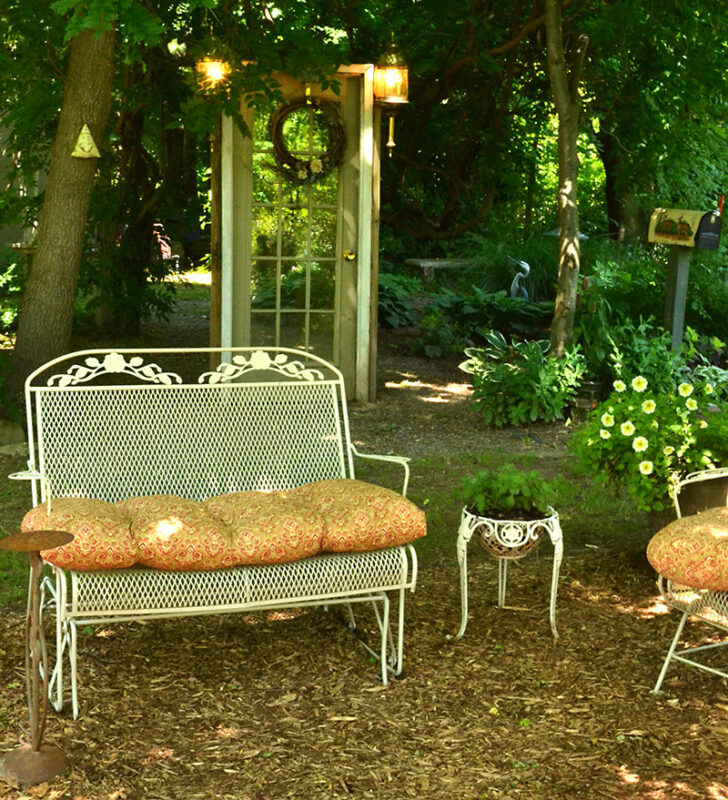 chairs in yard