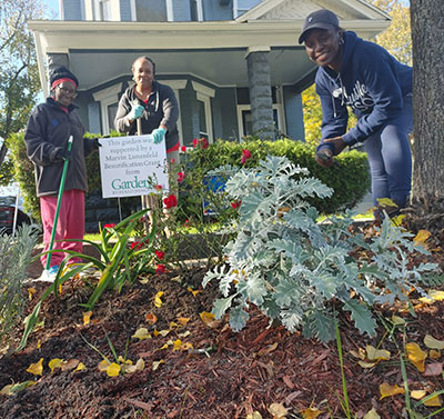 gardening project by Historic Jefferson Block Club in Buffalo