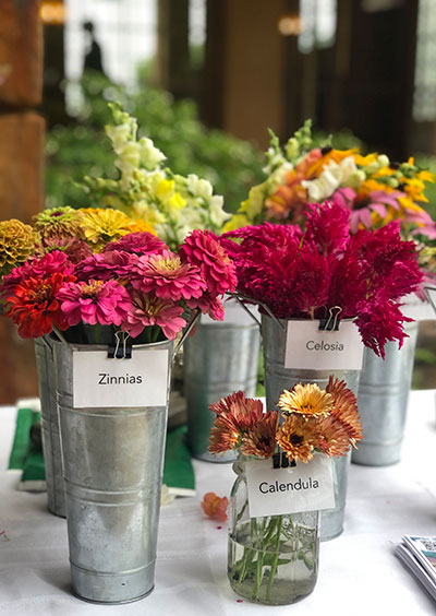 flowers at Market at Graycliff