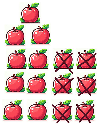 apples showing cuts to SNAP and other federal cuts to FeedMore WNY