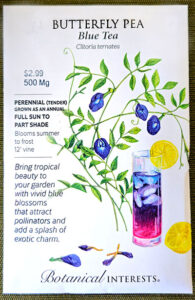 Butterfly Pea seeds at Photo courtesy Urban Roots Cooperative Garden Market